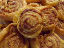 Feuilletés au chorizo maison