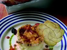 Gratin de Chérie au crabe