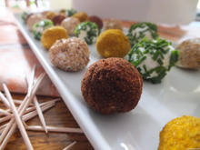 Billes de chèvre frais