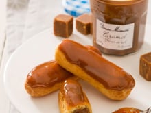 Éclairs au caramel à la fleur de sel