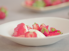 Blanc-manger aux Fraises du Périgord IGP