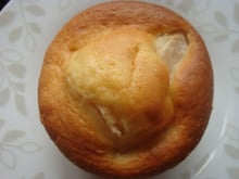 Muffins à la poire, cœur de figue