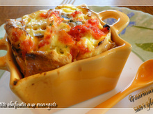 Petits gratins aux escargots et tomates séchées