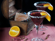 Punch aux fruits, sucre de canne et rhum blanc