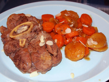 Osso bucco aux abricots et à la cannelle
