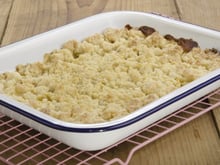 Crumble aux pommes apprécié de tous