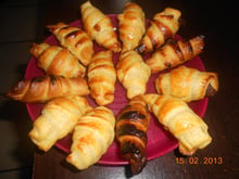 Mini croissants sucrés