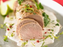 Filet de veau au lait de coco et citron vert