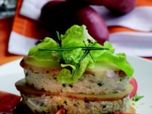Millefeuille de Chérie et tartare de thon