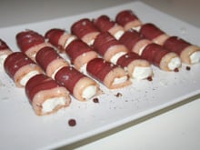 Magret de canard fumé au chèvre et poivre de Setchuan