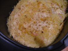 Gratin de courge spaghetti