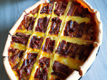 Quiche au chorizo maison