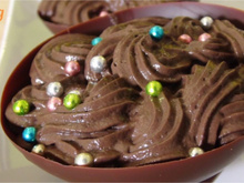 Comment faire des Coques en chocolat avec un ballon ?