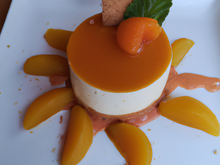 Bavarois aux abricots