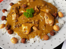 Poulet au curry et noix de cajou