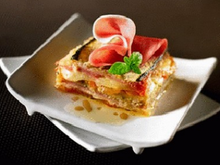 Terrine de courgettes à la mozzarella et au jambon Serrano Aoste Sélection