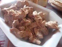 Poulet mariné à la libanaise pour fajitas !