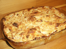Gratin de pomme de terre et céleri rave