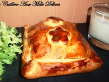 Feuilleté de julienne, crème citronnée