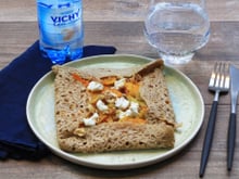 Galette de sarrasin potimarron & chèvre