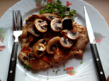 Escalopes de dinde aux champignons