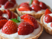 Tartelettes aux fraises et mascarpone