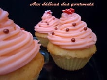 Cupcakes roses à la fraise