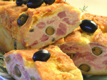 Cake olives - jambon