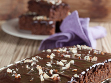 Gâteau au chocolat gingembre et noisettes