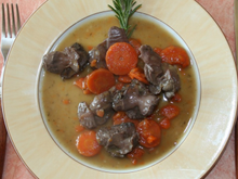 Ragoût de gésiers au romarin