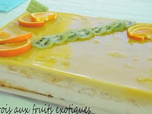 Bavarois aux fruits exotiques