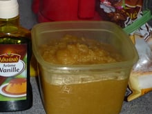 Compote de pommes maison à la noix de coco et arôme vanille