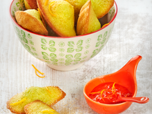 Madeleine au thé matcha