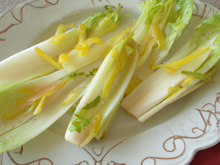 Endives verte à la fourme d'Ambert, salade