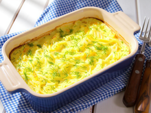 Gratin de courgettes râpées
