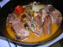 Poitrine de veau braisée