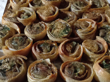 Feuilletés aux escargots
