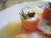 Rouleau de saumon rapide