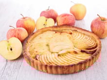 Tarte aux pommes amandes