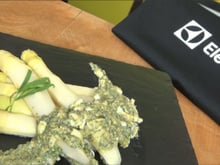 Asperges vinaigrette façon tartare