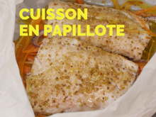 Filets de lieu et légumes en papillote, infusion au fenouil