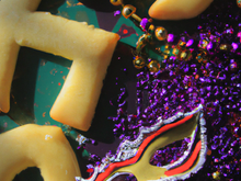 Biscuits chiffrés de mardi gras