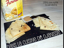 Crêpes sans gluten au lait végétal