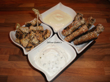 Tofu et surimi panés