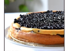 Cheesecake aux myrtilles rapide