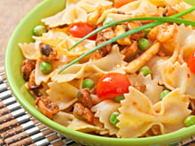 Salade de pâtes au poulet classique