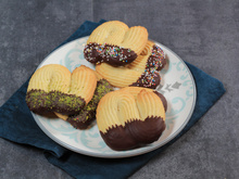 Sablés Viennois au chocolat ou Spritz au chocolat