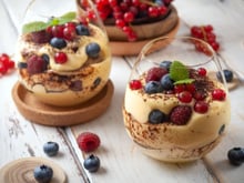 Tiramisu aux fruits rouges