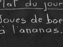 Joues de bœuf à l'ananas