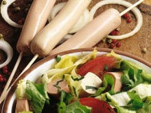 Petites brochettes crues de Soycis'